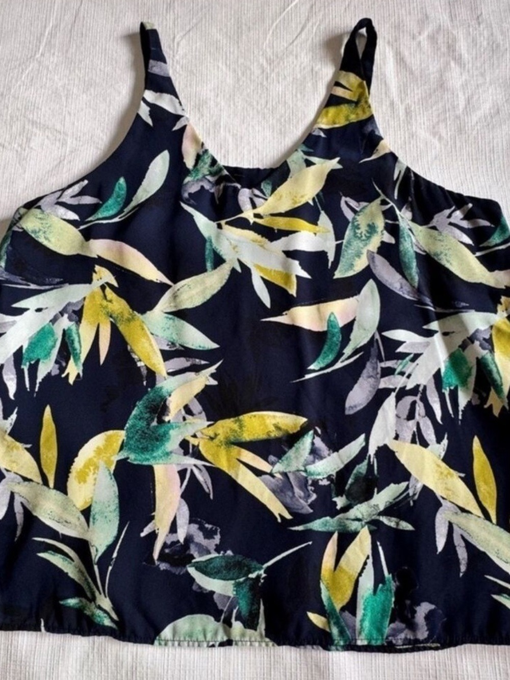 Unbranded Leaf Patterned Camisole Top